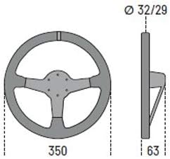 Monza Suede Steering Wheel