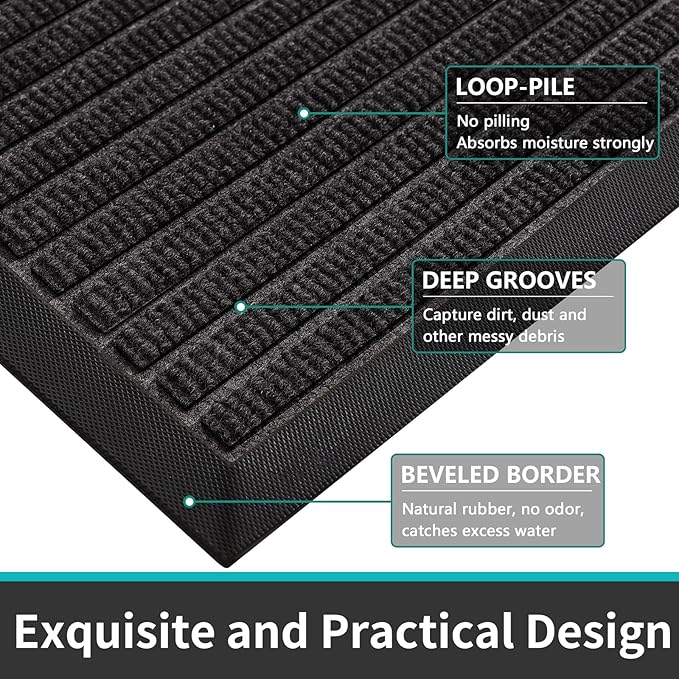 Non-Slip Rubber Doormat