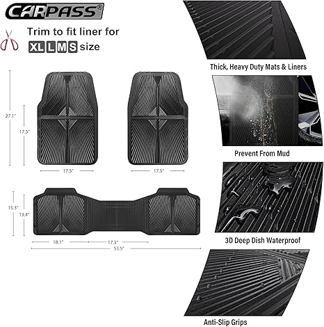 All Weather Car Floor Mats