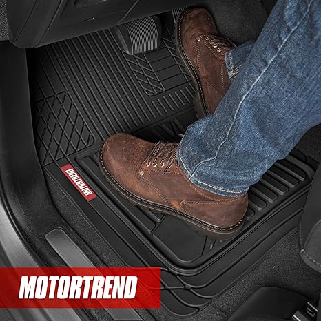 Advanced Black Rubber Car Mats