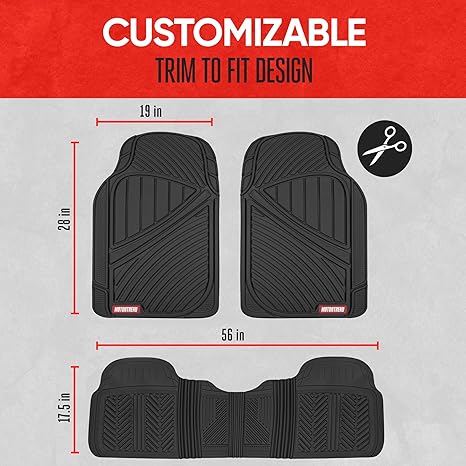 Motor Trend Rubber Floor Mats